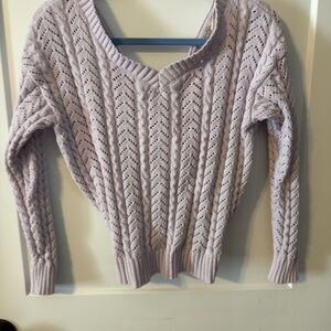 Jessica Simpson Lilac V-Neck Sweater